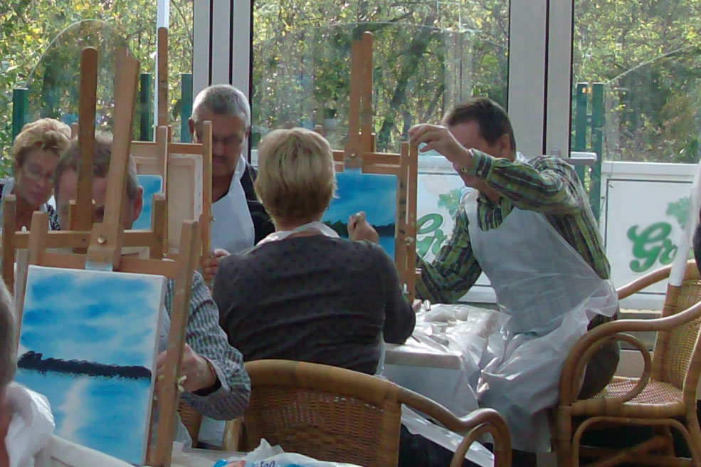 Workshop schilderen in Giethoorn