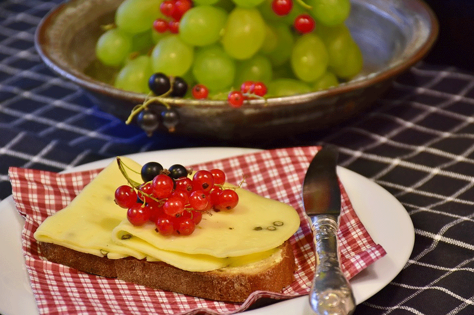 Lunch brood met kaas